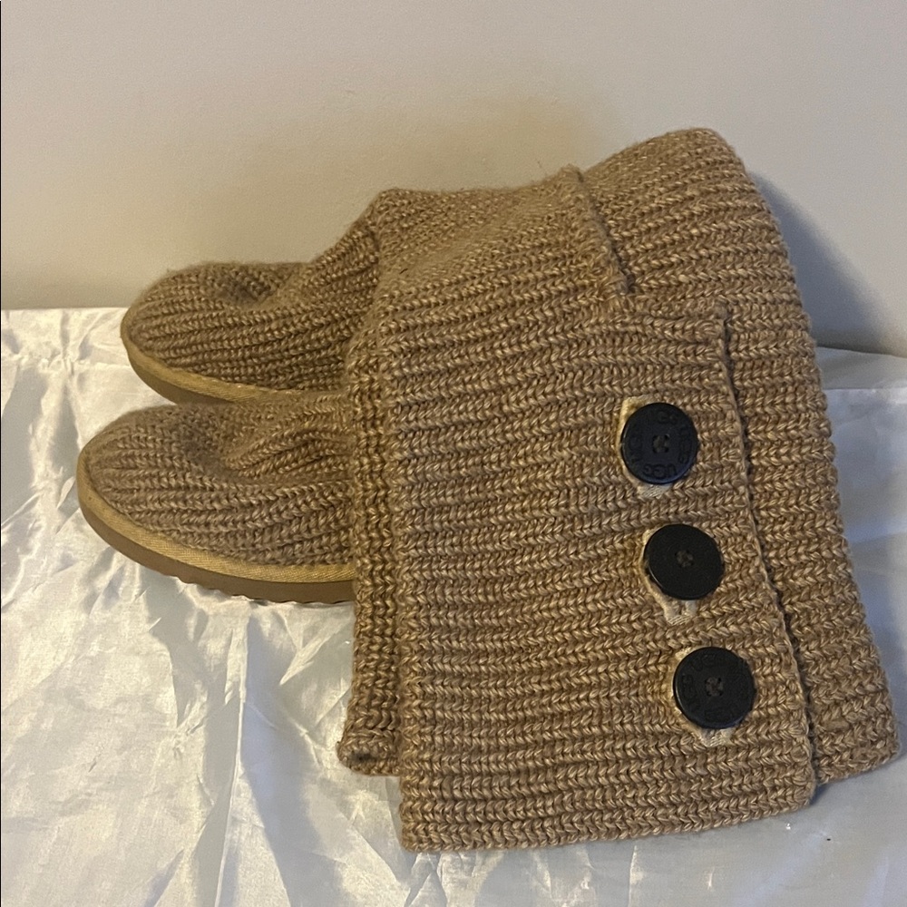 UGG Cozy Knit Button Boots